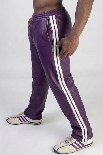 Mens new purple - new, sheepskin