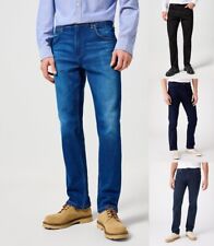 Wrangler Jeans Greensboro Stretch Denim Pants Regular Modern Straight Tapered