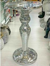 Silver Mirrored Table Modern