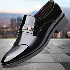 MENS FORMAL SHINY PATENT SHOES