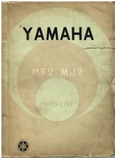 YAMAHA 50cc MF2  & MJ2 MOPED ORIGINAL 1963 FACTORY PARTS CATALOGUE