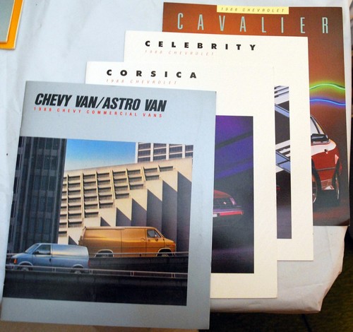 1988 chevrolet sales - 1988, brochures