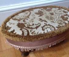 Sherborne Footstool Oval Shaped Duper Kitsch 1970/80 SALE