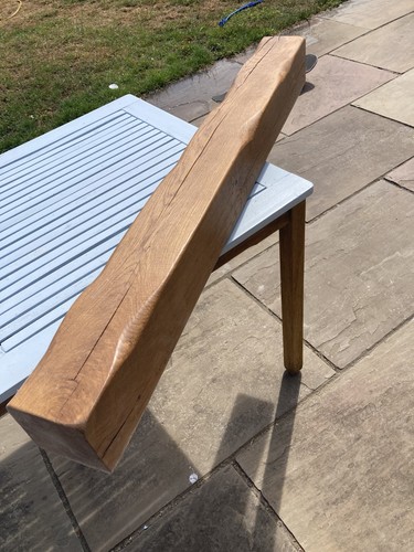 Solid oak mantle piece lintel