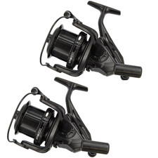 NGT Big Pit Reels XT-8000 Carp Fishing Black Front Quick Drag Reels x 2