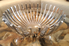 Large silver stainless steel - silver,