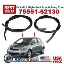 2x Roof Drip Molding Trim For