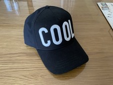 ✅ Original Authentic Dsquared2 Black Cool baseball cap ONE SIZE RRP 145£