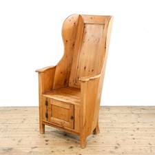 Vintage Pine Lambing Armchair