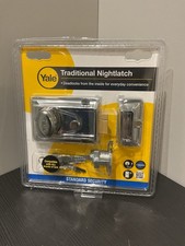 Yale Standard Security Traditional Night Latch Chrome - P-77-CH-CH-60 -Brand New