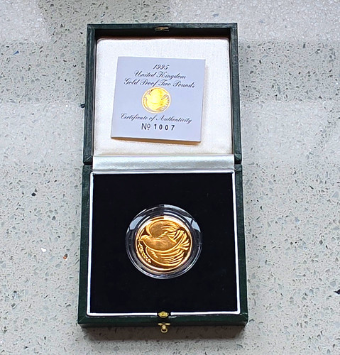 1995 gold proof 2 two - gold,