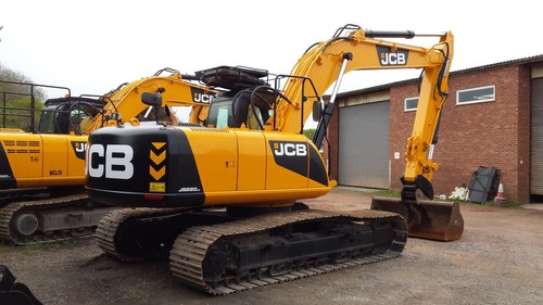 Jcb js220lc digger decal - jcb,