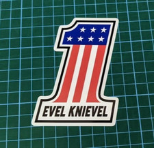 Evel knievel sticker decal - evel,