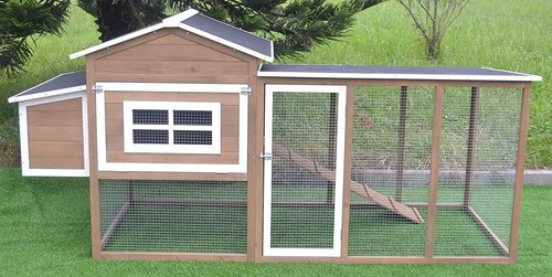 Large wood chicken coop - 87",