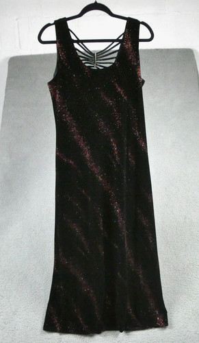 Richards black velvet maxi - r&m,