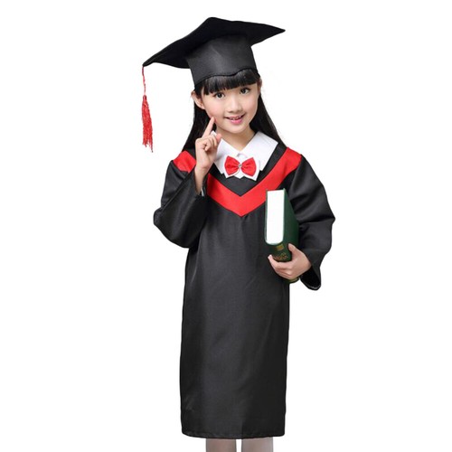 Kids graduation gown and cap - graduation,