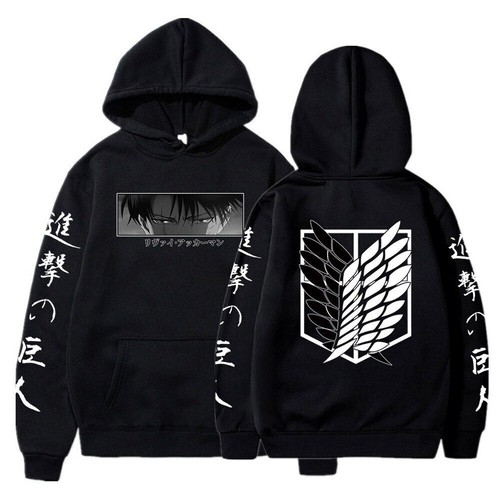 Attack titan hoodie levi - on,