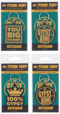 TYSON FURY Gypsy King - Official Keyring / Rubber Keychains Boxing