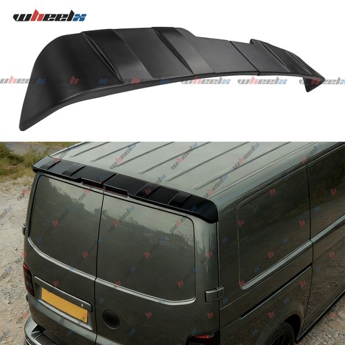 Rear roof spoiler matte black - roof,