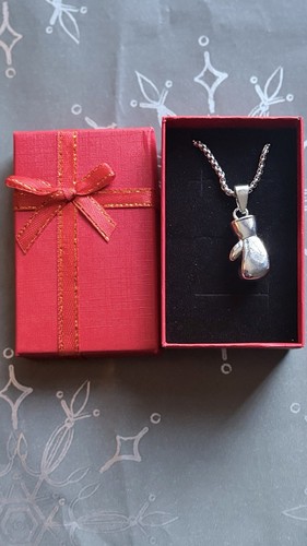 Boxing glove pendant necklace - glove,