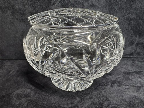 Vintage stuart crystal rose - stuart,