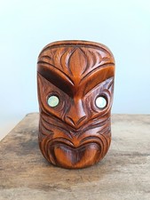 Vintage Carved Wooden Maori