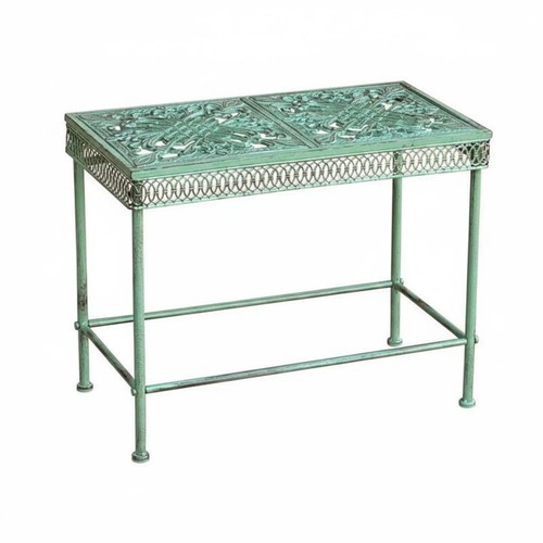 Wrought iron plant stand - stand, floor