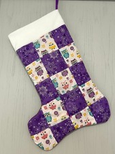 Large, patchwork, quilted