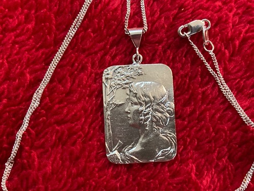 Sterling silver art nouveau - silver,