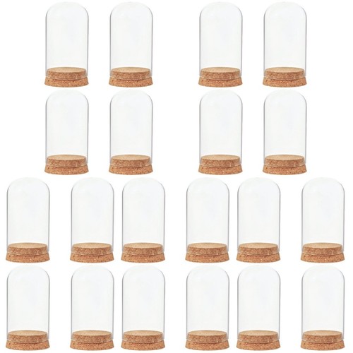Transparent glass bell - transparent, jar