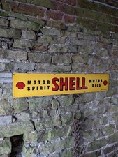 Shell Enamel Sign shell Spirit motor oil garage sign Porcelain Sign Shell Sign