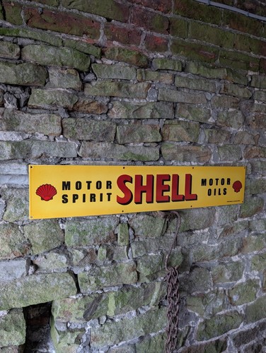 Shell enamel sign - shell, spirit