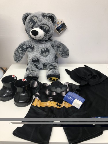 Build bear batman - logo, grey