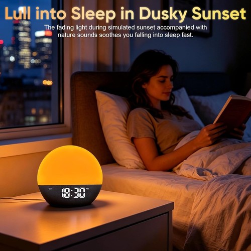 Wake light alarm clock - up,