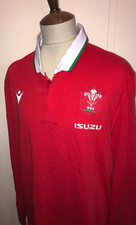 WALES MACRON RUGBY UNION SHIRT