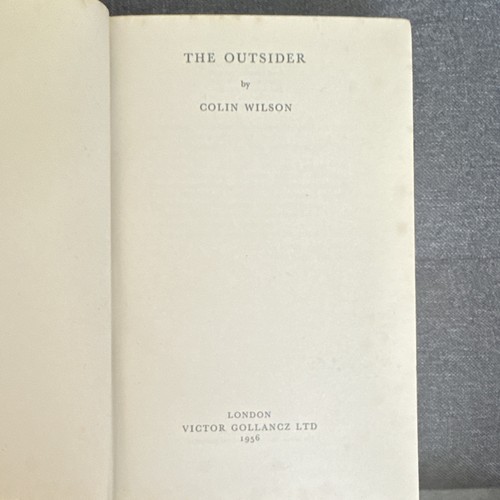 The outsider colin wilson - colin,