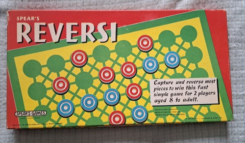 Vintage spear games reversi - vintage,