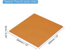 300x300x6mm Phenolic Plastic