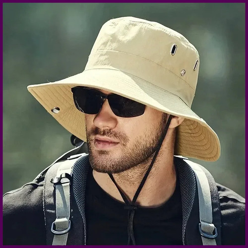 Mens sun hat wide brim - mens,
