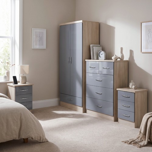 Nevada door grey - door, gloss