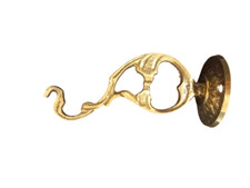 4 3/4" Brass Wall Mounted Hook