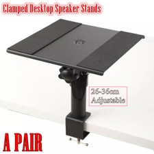 Desk Clamp Monitor Speaker Stand Desktop Studio Monitor Clamp-on Stands A Pair