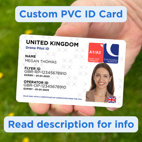 Drone operator flyer - operator, card