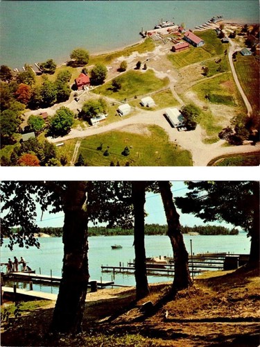 Postcards sugar island mi - 2~postcards,