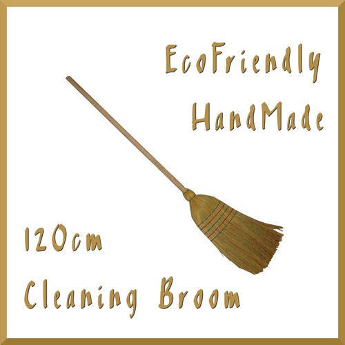 120cm long corn broom - long,