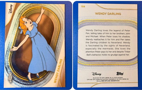 Topps chrome disney peter pan - chrome,