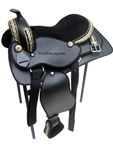 Black western style - black, treeless