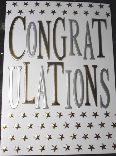 Congratulations card - congratulations,