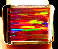 Men's 13 Vivid RED Black Fire