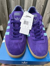 ADIDAS BERMUDA UK11  BY8750 2017 CITY ISLAND SERIES Purple C/W WITH BOX & TAGS !